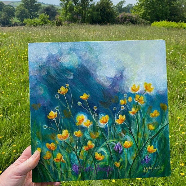 'Witness'- Small Meadow Painting