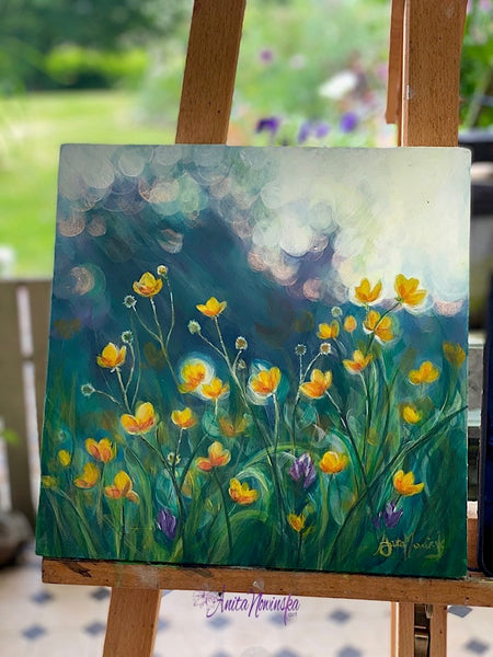 'Witness'- Small Meadow Painting