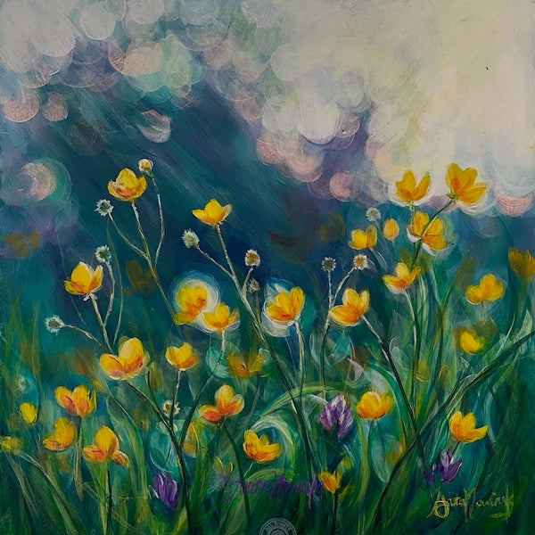 'Witness'- Small Meadow Painting