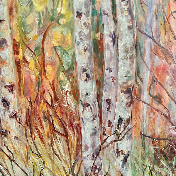 Winter Birch- Landscape Painting