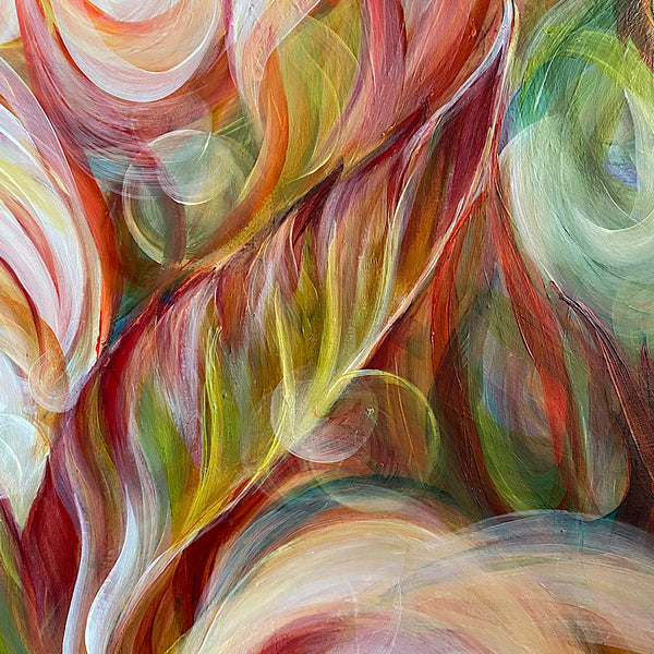 'Introspection'- Hydrangea Flower painting