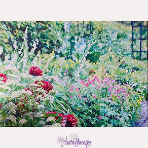 'Friendship'- Peony Garden canvas print