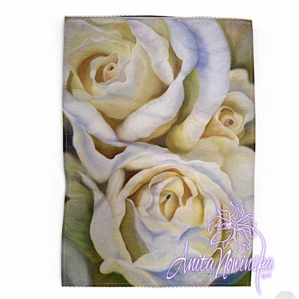 ‘Innocence’- White Roses Flower Painting