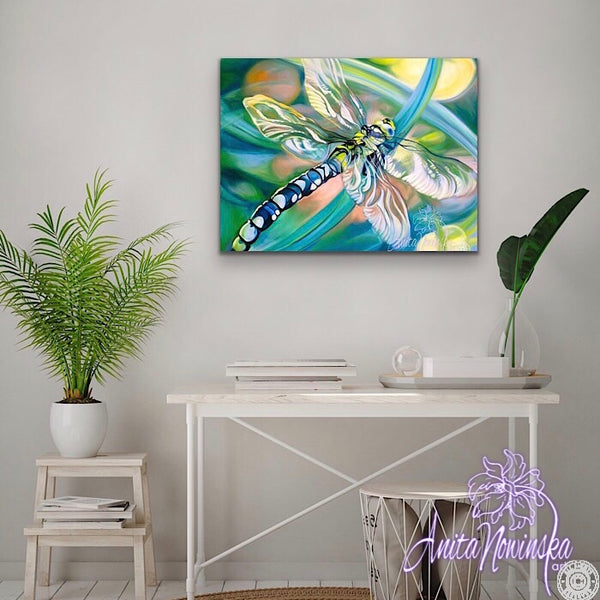 'Transformation'- Turquoise Dragonfly