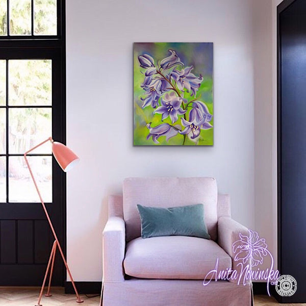 ‘Humility’- Bluebell Flower Painting