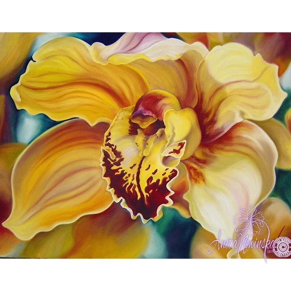 Exotica- Orchid Flower Painting