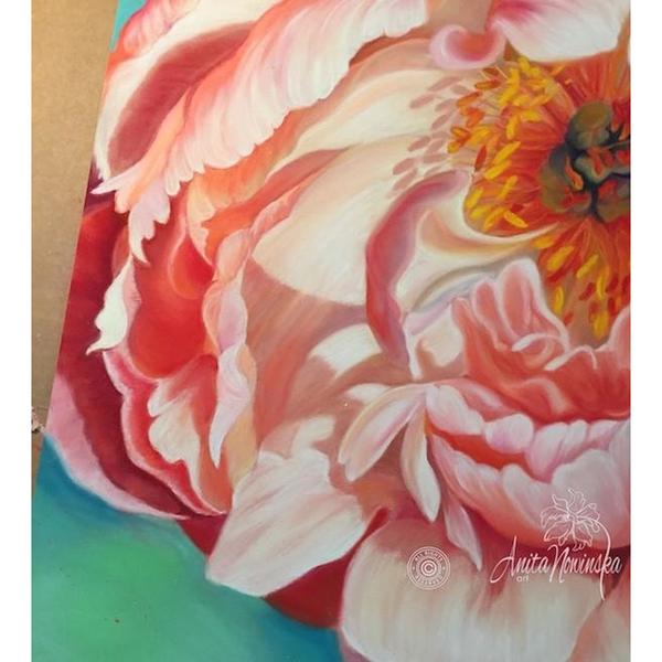 peony_flower_painting_peach-_interior_design_anita_nowinska_art_grande