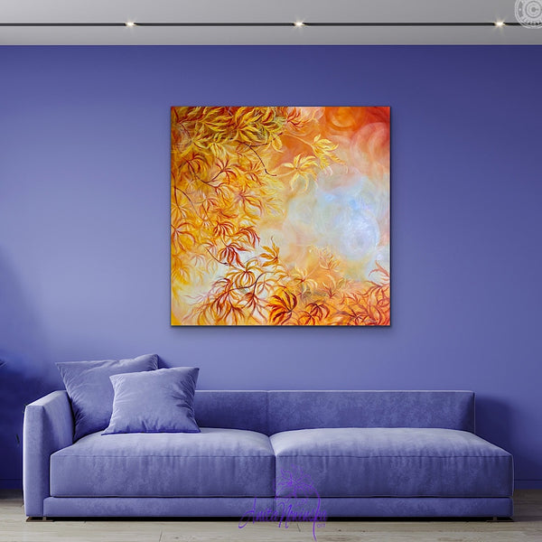 'Epitome" - Acer Autumn Leaves Painting