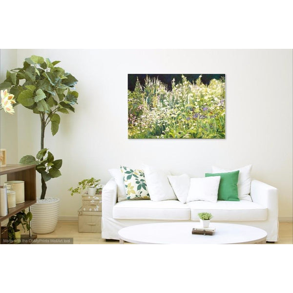 white garden-green-flowers-garden-paintings-anita nowinska